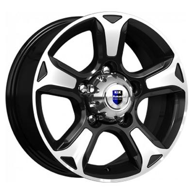 K&amp;K Atlant (KS757) 7x16 5x139,7 ET35 D98 Almaz chernyy