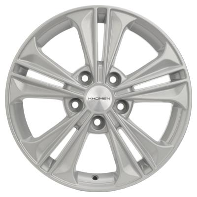Khomen Wheels Double-Spoke 1603 (ZV 16_Soul) 6x16 5x114,3 ET47 D67,1 F-Silver