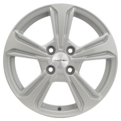 Khomen Wheels U-Spoke 502 (ZV 15_Solano) 6x15 4x100 ET45 D54,1 F-Silver