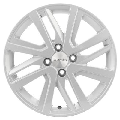 Khomen Wheels V-Spoke 609 (16_Rio II/Solaris II) 6x16 4x100 ET46 D54,1 F-Silver