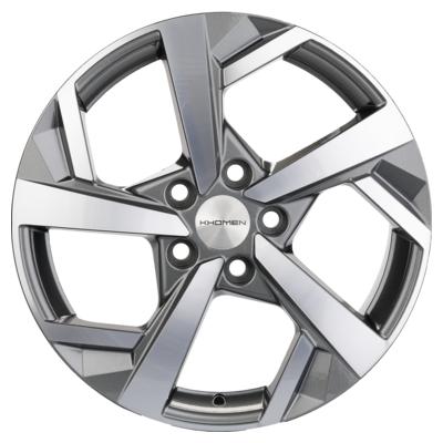 Khomen Wheels Y-Spoke 712 (ZV 17_Camry) 7x17 5x114,3 ET45 D60,1 Gray-FP