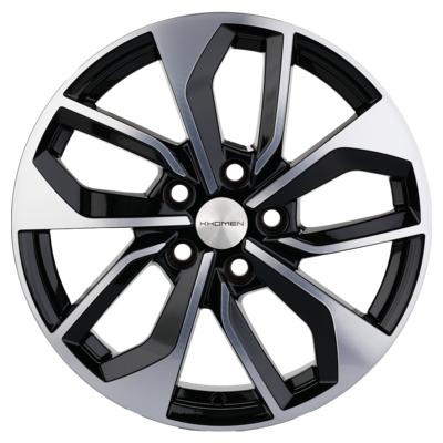 Khomen Wheels U-Spoke 703 (ZV 17_A4) 7x17 5x114,3 ET46 D66,6 Black-FP
