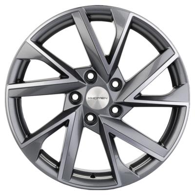 Khomen Wheels V-Spoke 1714 (17 ZV CX-5/Seltos) 7x17 5x114,3 ET50 D67,1 Gray-FP