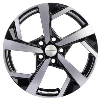 Khomen Wheels Y-Spoke 712 (ZV 17_CX-5/Seltos) 7x17 5x114,3 ET50 D67,1 Black-FP