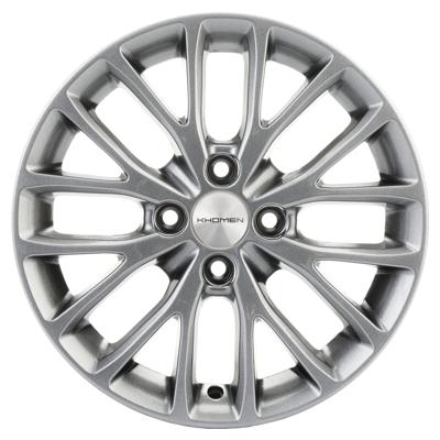 Khomen Wheels KHW1506 (Xray) 6x15 4x100 ET37 D60,1 G-Silver