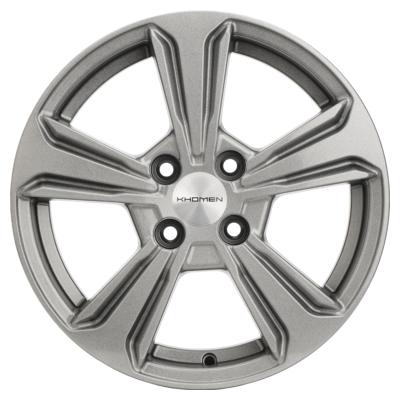 Khomen Wheels U-Spoke 502 (ZV 15_Solano) 6x15 4x100 ET45 D54,1 G-Silver