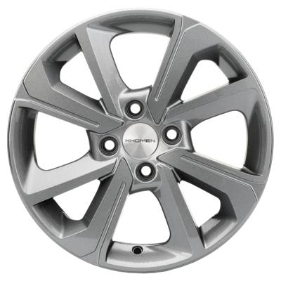 Khomen Wheels V-Spoke 501 (15_Rio II) 6x15 4x100 ET46 D54,1 Gray