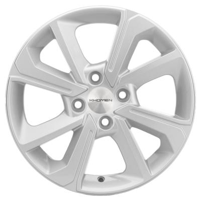 Khomen Wheels V-Spoke 501 (ZV 15_Vesta/Almera) 6x15 4x100 ET50 D60,1 F-Silver