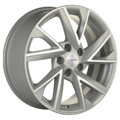 Khomen Wheels V-Spoke 714 (17 ZV Tucson) 7x17 5x114,3 ET51 D67,1 F-Silver-FP