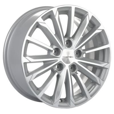 Khomen Wheels Double-Spoke 1611 (ZV 16_Octavia/Golf/Jetta) 6,5x16 5x112 ET50 D57,1 Silver-FP
