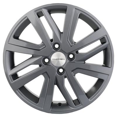 Khomen Wheels V-Spoke 1609 (16_Stepway) 6x16 4x100 ET37 D60,1 Gray