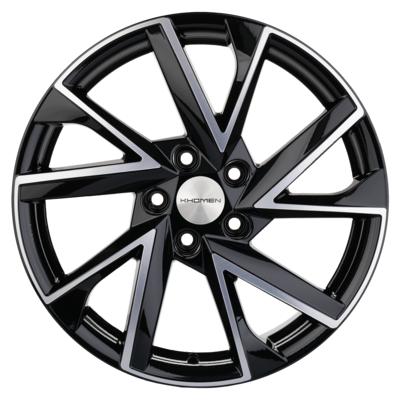 Khomen Wheels V-Spoke 714 (17 ZV Camry) 7x17 5x114,3 ET45 D60,1 Black-FP