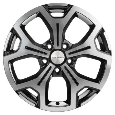 Khomen Wheels Y-Spoke 710 (ZV 17_Focus) 6,5x17 5x108 ET50 D63,35 Black-FP