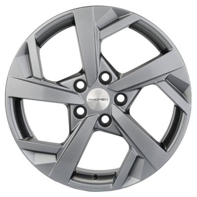Khomen Wheels Y-Spoke 712 (ZV 17_Octavia) 7x17 5x112 ET49 D57,1 G-Silver