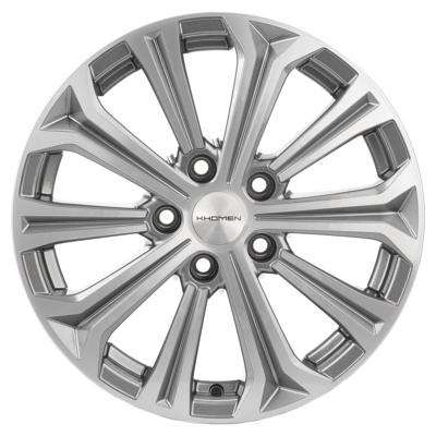 Khomen Wheels Cross-Spoke 1610 (ZV 16_Focus) 6,5x16 5x108 ET50 D63,35 Gray-FP