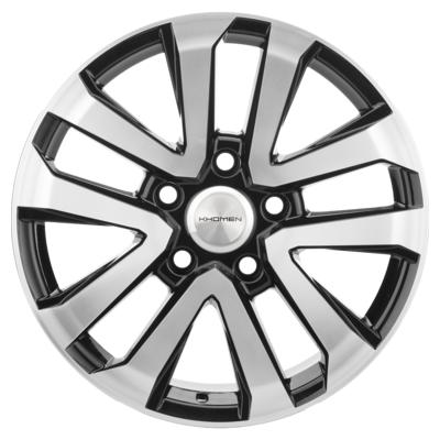 Khomen Wheels V-Spoke 203 (ZV 20_LX570/LC100) 8,5x20 5x150 ET60 D110,1 Black-FP