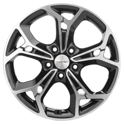 Khomen Wheels KHW1702 (CX-5/Seltos/Optima) 7x17 5x114,3 ET50 D67,1 Black-FP