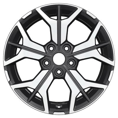 Khomen Wheels KHW1715 (Jetta) 7x17 5x112 ET54 D57,1 Black-FP