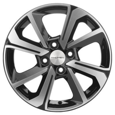 Khomen Wheels KHW1501 (Vesta/Almera) 6x15 4x100 ET50 D60,1 Black-FP