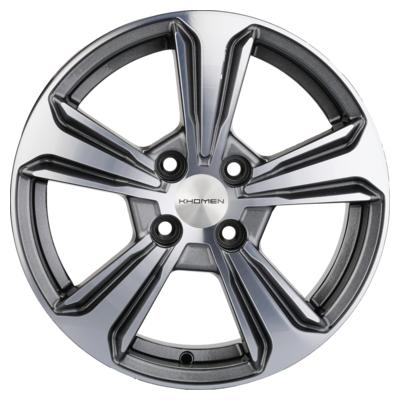 Khomen Wheels KHW1502 (Vesta/Almera) 6x15 4x100 ET50 D60,1 G-Silver-FP