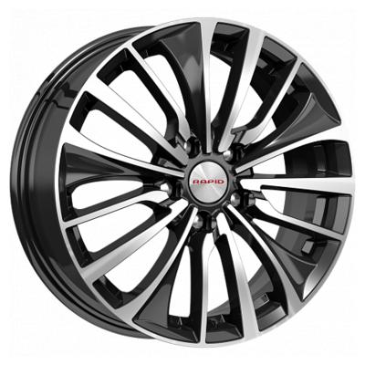 K&amp;K Flanker-original (KS905) 6,5x17 4x100 ET41 D60,1 Almaz chernyy