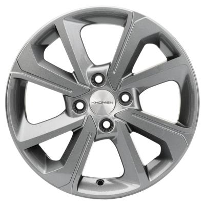 Khomen Wheels KHW1501 (XRay) 6x15 4x100 ET37 D60,1 Gray
