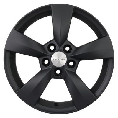 Khomen Wheels KHW1504 (Fabia) 6x15 5x100 ET43 D57,1 Black matt