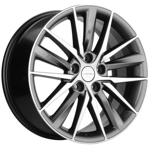 Khomen Wheels KHW1807 (Geely Coolray) 8x18 5x114,3 ET53 D54,1 Gray-FP
