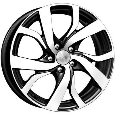 K&amp;K Palermo-original (KS607) 6,5x16 5x105 ET38 D56,6 Almaz chernyy