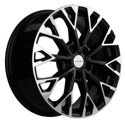 Khomen Wheels KHW1718 (Nissan Juke F15 [14..20]) 7x17 5x114,3 ET47 D66,1 Black-FP