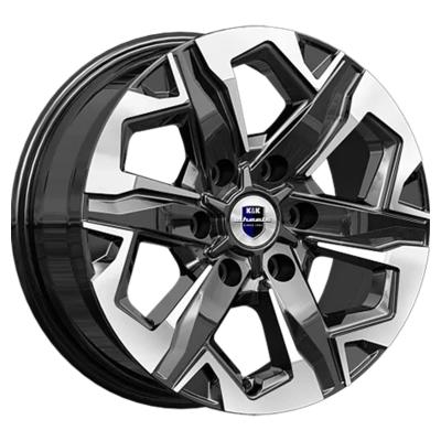 K&amp;K Teyt (KS1050) 7,5x17 6x139,7 ET25 D106,1 Almaz chernyy