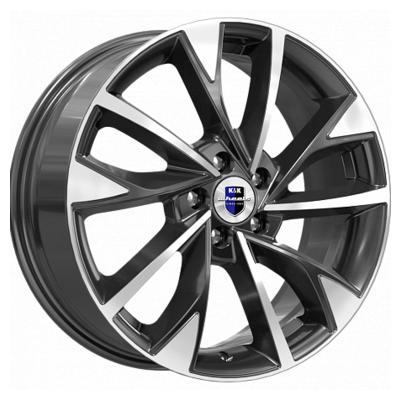 K&amp;K Rokvud (KS900) 7x17 5x110 ET48,5 D63,35 Almaz chernyy