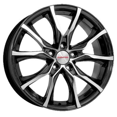 K&amp;K Tvist (KS697M) 7,5x17 5x108 ET47 D60,1 Almaz chernyy