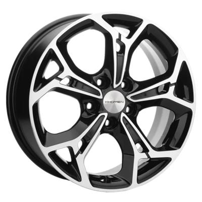 Khomen Wheels KHW1702 (DFM AX 7) 7x17 5x108 ET43 D65,1 Black-FP