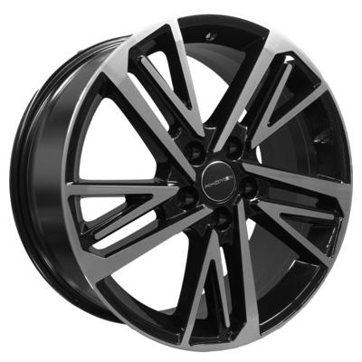 Khomen Wheels KHW1815 (A6/Q5) 8x18 5x112 ET39 D66,6 Black-FP
