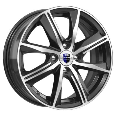 K&amp;K Arnar (KS904) 7x16 5x114,3 ET38 D67,1 Almaz chernyy