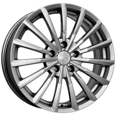 K&amp;K Akcent (KS562) 7x17 5x112 ET45 D66,6 Dark platinum