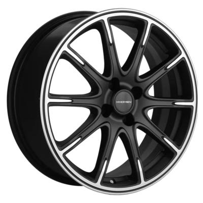 Khomen Wheels KHW1707 (KIA Rio I/II Solaris I/II) 6,5x17 4x100 ET44 D54,1 Black matt-FP