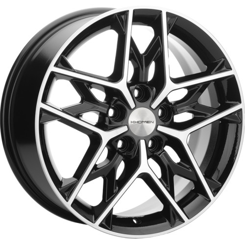 Khomen Wheels KHW1709 (DFM580) 7x17 5x110 ET45 D67,1 Black-FP