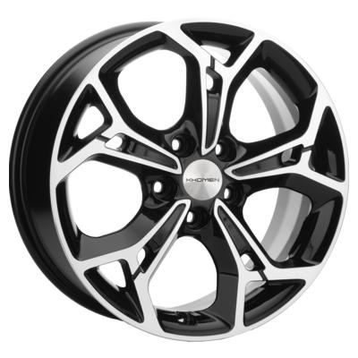 Khomen Wheels KHW1702 (DFM580) 7x17 5x110 ET45 D67,1 Black-FP