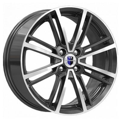 K&amp;K Erfurt (KS898) 7x17 5x100 ET48 D56,1 Almaz chernyy