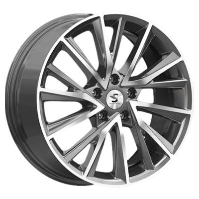 Premium Series KR010 (Audi A4) 7,5x18 5x112 ET39 D66,6 Diamond Gloss Graphite