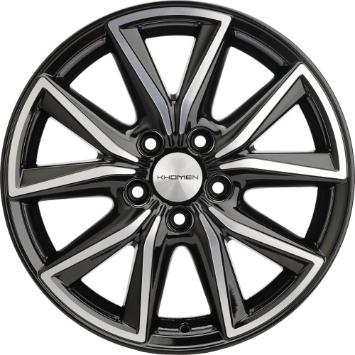 Khomen Wheels KHW1706 (Ford C-Max) 7x17 5x108 ET50 D63,35 Black-FP