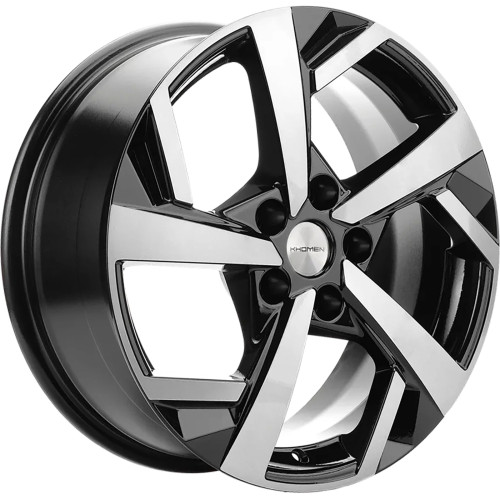 Khomen Wheels KHW1712 (DFM580) 7x17 5x110 ET45 D67,1 Black-FP