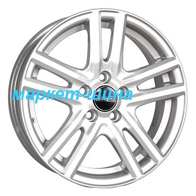 Tech Line 529 6x15 5x100 ET38 D57,1 Silver